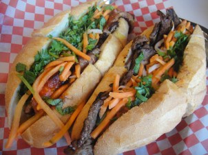 "Five Spice Pork Belly" Banh Mi