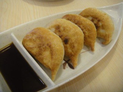 pan fried pork dumplings